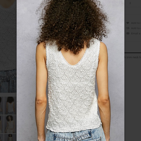 POL “ Norway “ POL Lace Tank Top Detail 64A - Picture 4 of 5